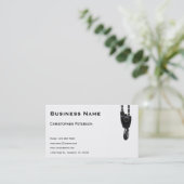 Visitekaartje met kraanhaak (Staand voorkant)