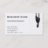 Visitekaartje met kraanhaak (Voorkant)