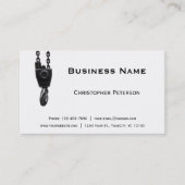 Visitekaartje met kraanhaak (Voorkant)