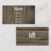 Visitekaartje met laadbord (Voorkant / Achterkant)