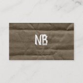 Visitekaartje met laadbord (Achterkant)