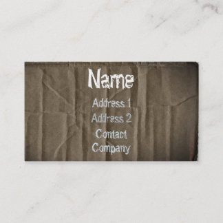 Visitekaartje met laadbord