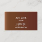 Visitekaartje met leder en wit diamantpatroon (Achterkant)