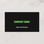 Visitekaartje met lederen vezel, horizontaal (Achterkant)