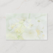 Visitekaartje met macrobloemdesign (Achterkant)