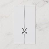 Visitekaartje met minimalistische haarstijl (Voorkant)