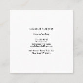 Visitekaartje met moderne achtergrond. (Achterkant)