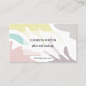 Visitekaartje met moderne achtergrond. (Voorkant)