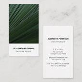 Visitekaartje met natuur achtergrond (Voorkant / Achterkant)