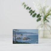 Visitekaartje met oceaanachtergrond (Staand voorkant)