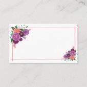 visitekaartje met Paarse ventilatorgrens (Voorkant)
