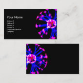 Visitekaartje met plasmaball (Voorkant / Achterkant)