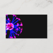 Visitekaartje met plasmaball (Achterkant)