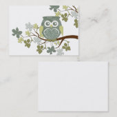 Visitekaartje met poolboomkor (Voorkant / Achterkant)