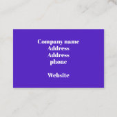 Visitekaartje met psychedelica (Achterkant)