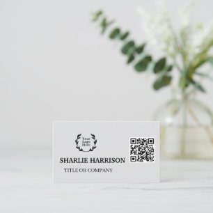 Visitekaartje met QR-code