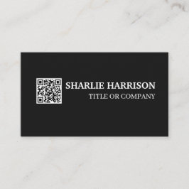 Visitekaartje met QR-code