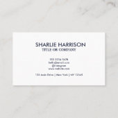 Visitekaartje met QR-code (Achterkant)