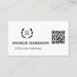 Visitekaartje met QR-code