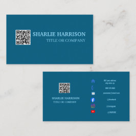 Visitekaartje met QR-code
