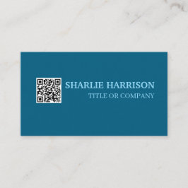 Visitekaartje met QR-code