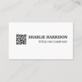 Visitekaartje met QR-code