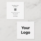  Visitekaartje met QR-code (Voorkant / Achterkant)