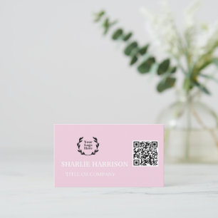 Visitekaartje met QR-code