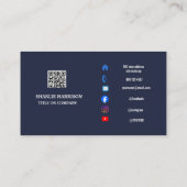 Visitekaartje met QR-code (Achterkant)
