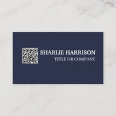 Visitekaartje met QR-code (Voorkant)