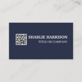 Visitekaartje met QR-code