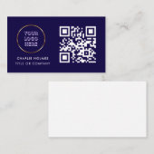 Visitekaartje met QR-code (Voorkant / Achterkant)