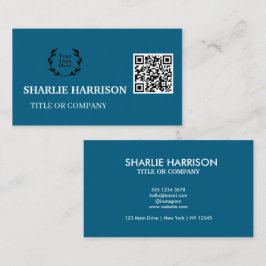 Visitekaartje met QR-code