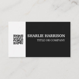Visitekaartje met QR-code