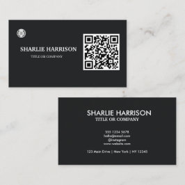 Visitekaartje met QR-code