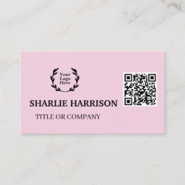 Visitekaartje met QR-code