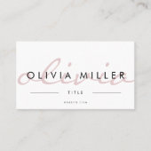 Visitekaartje met QR-code achterzijde (Voorkant)