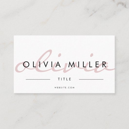 Visitekaartje met QR-code achterzijde (Voorkant)