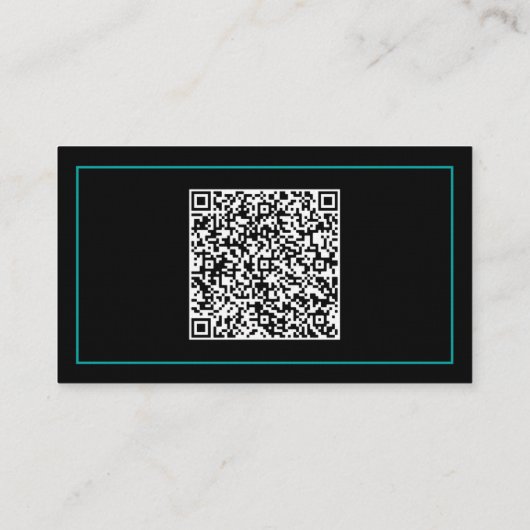 Visitekaartje met QR Code - Kies Kleuren (Achterkant)