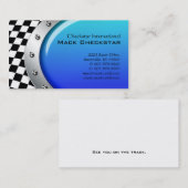 Visitekaartje met raceborden (Voorkant / Achterkant)