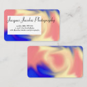 Visitekaartje met Retro Tie Dye Background (Voorkant / Achterkant)