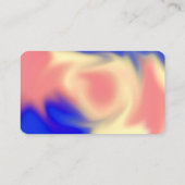 Visitekaartje met Retro Tie Dye Background (Achterkant)