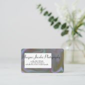 Visitekaartje met Retro Tie Dye Background (Staand voorkant)