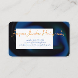 Visitekaartje met Retro Tie Dye Background