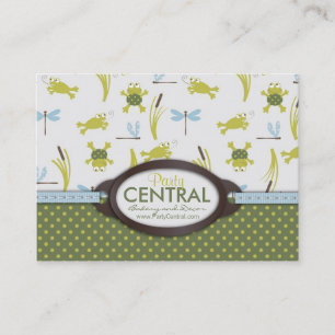 Visitekaartje met ribbit