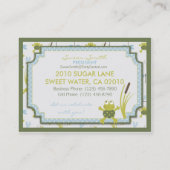 Visitekaartje met ribbit (Achterkant)