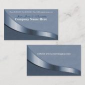 Visitekaartje met ribbon Swirl (Voorkant / Achterkant)