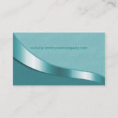 Visitekaartje met ribbon Swirl (Achterkant)