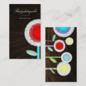 Visitekaartje met rode papaver (Voorkant / Achterkant)