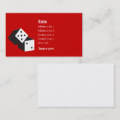 Visitekaartje met rolweerstand (Voorkant / Achterkant)